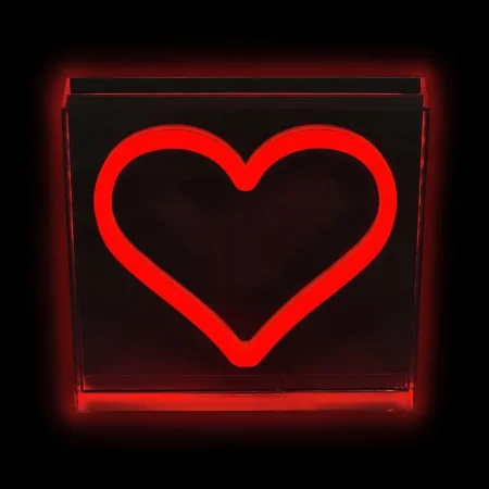 2Kids Toys LED NEON LIGHT - lampička Srdce - červená