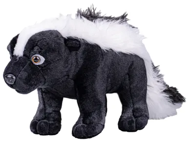Mikro trading Skunk pruhovaný plyšový - 50 cm - stojící