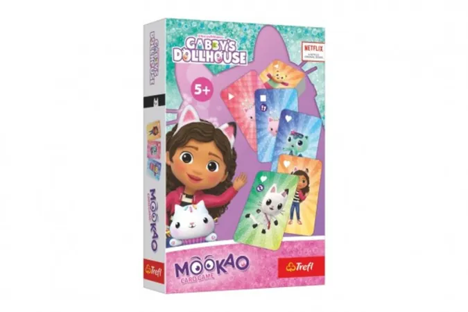 Trefl MooKao - karetní hra - Gabby´s Dollhouse: Gabbyin domeček pro panenky