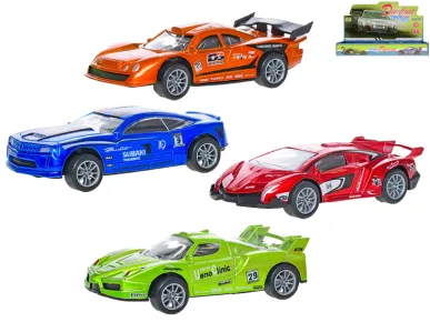 Mikro trading Auto závodní - 10 cm - na zpětný chod