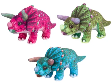 Mikro trading Triceratops plyšový - 30 cm - stojící