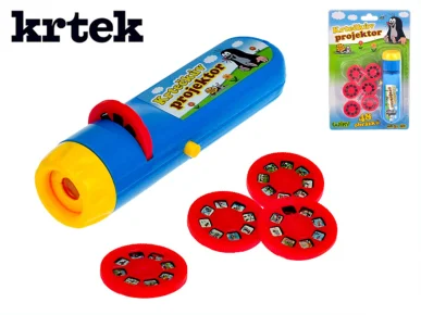 Wiky Projektor Krtek - na baterie se světlem - 48 snímků