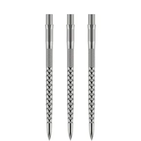 Mission Kovové hroty Caliburn - Ripple - Silver - 38 mm