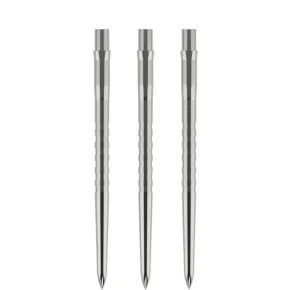 Mission Kovové hroty Caliburn - Grooved - Silver - 38 mm