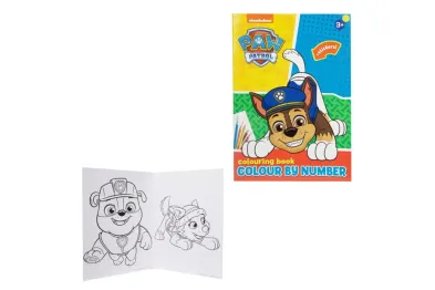 Teddies Talapková patrola - Malování podle čísel - pracovní sešit se samolepkami