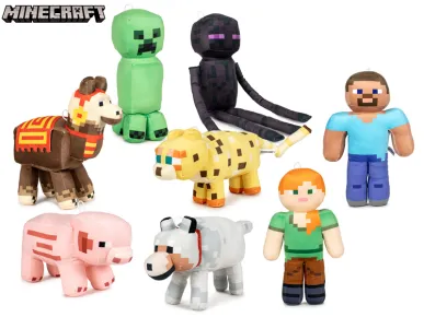 Mikro trading Minecraft plyšový - 30 cm - 8 druhů