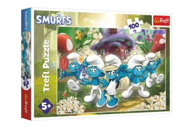 Trefl Puzzle - Seznamte se se Šmouly - 100 dílků