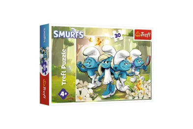 Trefl Puzzle - Šmoulí dobrodružství - 30 dílků