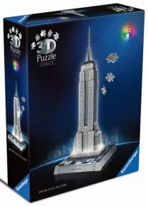 Ravensburger 3D Puzzle - Iconics: Empire State Building - LED - 241 dílků