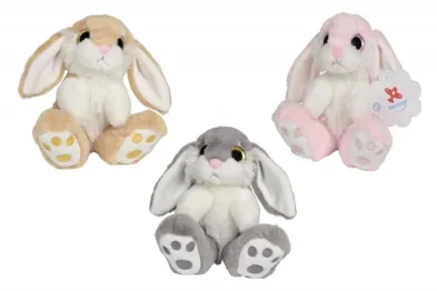 Nicotoy Králíček plyšový sedící - 17 cm
