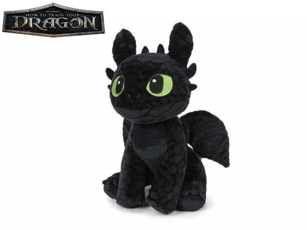 Play by Play Jak vycvičit draka 3 - drak Bezzubka - 30 cm - sedící