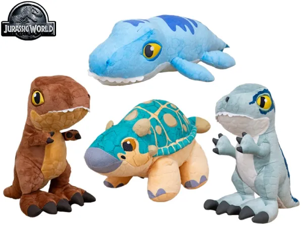 Play by Play Jurský svět - Dinosaurus plyšový - 28 cm - 4 druhy