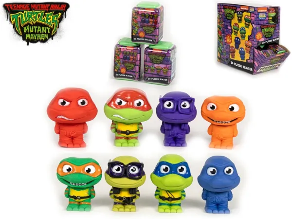 Play by Play Želvy NINJA - figurka - mazací guma