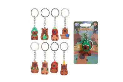 Teddies Přívěsek na klíče - Kapybara - mix druhů