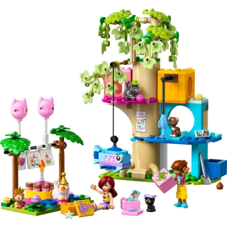 LEGO Friends 42666 - Kočičí narozeninová oslava a dům na stromě