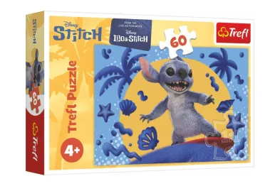 Trefl Puzzle - Den se Stitchem - 60 dílků