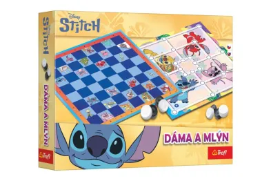 Trefl Lilo & Stitch - Dáma a Mlýn - společenská hra