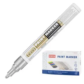 Easy PAINTMARKER - Olejový popisovač s kulatým hrotem - stříbrná