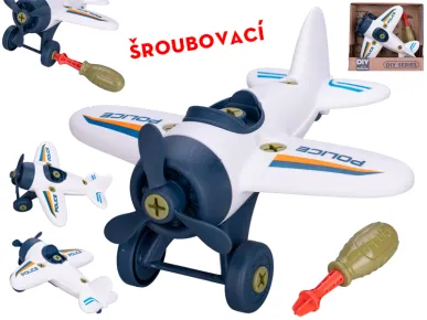 Mikro trading Letadlo šroubovací -18 cm - na volný chod