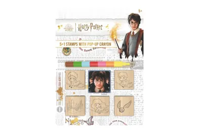 Jiri Models Harry Potter - Razítka 5+1 s poduškou - 5 x 5cm - dřevěné