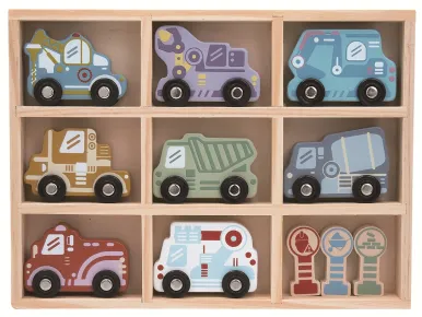 2Kids Toys Sada dřevěných aut