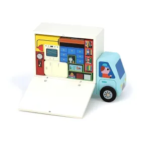 Vilac Dřevěná logická hra - Nalož to správně! Stěhováci