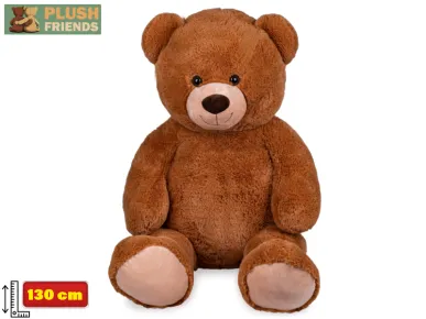 Mikro trading Plush Friends - Medvěd plyšový - 130 cm - hnědá