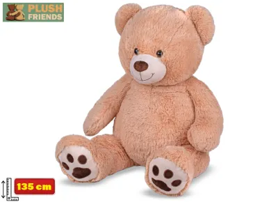 Mikro trading Plush Friends - Medvěd plyšový - 135 cm - béžová