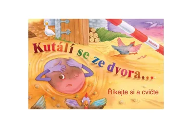 Albatros Knížka Kutálí se ze dvora - CZ text