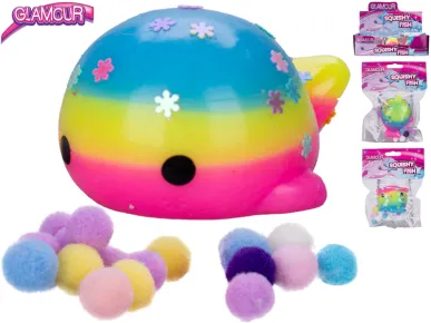 Mikro trading Glamour - Ryba strečová s flitry a doplňky - 4 cm