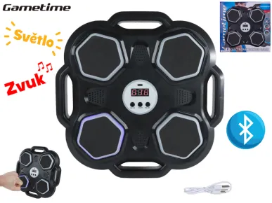 Mikro trading Gametime - Elektronický boxovací stroj - 30 cm - s USB, bluetooth - se světlem a zvukem