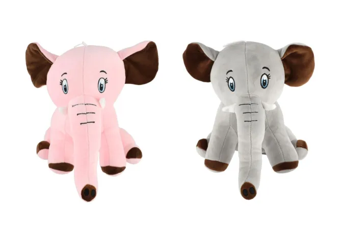 Teddies Slon sedící - 30 cm - 2 barvy