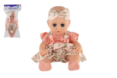 Teddies Panenka miminko mrkací - 30 cm - pevné tělo