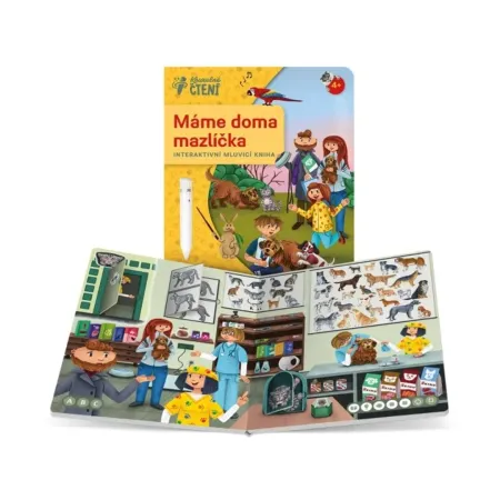 Albi Kouzelné čtení - kniha Máme doma mazlíčka