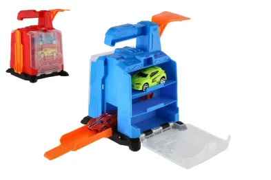 Teddies Garáž + 2 auta s vystřelovacím mechanismem