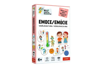 Trefl Malý objevitel: Emoce - vzdělávací společenská hra