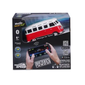 Maisto RC - DIE-CAST METAL se světly - Volkswagen Van Samba