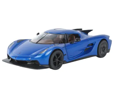 Mikro trading Sestavený kovový model auta Kinsmart Koenigsegg Jesko Absolut - 12,5 cm - zpětný chod