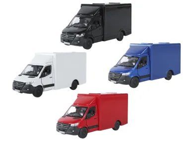 Mikro trading Sestavený kovový model auta Kinsmart Mercedes-Benz Sprinter - 12,5 cm - zpětný chod
