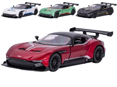 Mikro trading Sestavený kovový model auta Kinsmart Aston Martin Vulcan Livery - 13 cm - na zpětný chod