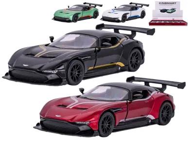 Kinsmart Kovový model auta Aston Martin Vulcan Livery - 13 cm - na zpětný chod