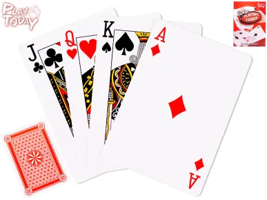 Mikro trading Play Today - Hrací karty jumbo - 17 cm