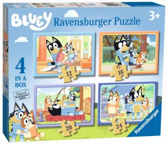 Ravensburger Puzzle - Bluey - 12, 16, 20 a 24 dílků