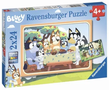 Ravensburger Puzzle - Bluey - 2 x 24 dílků
