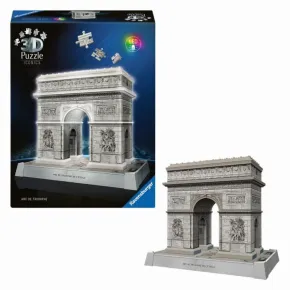 Ravensburger 3d Puzzle - Iconics: Vítězný oblouk (Noční edice) - 255 dílků