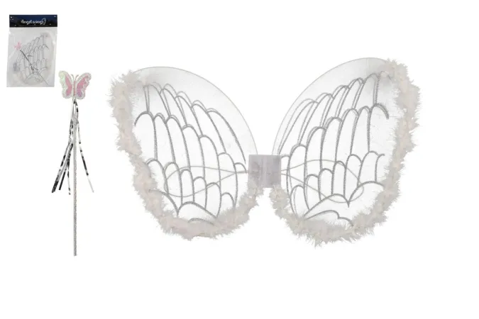 Teddies Křídla anděl s hůlkou