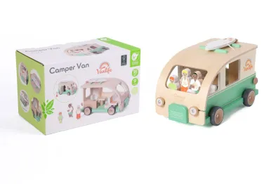 Teddies Obytný vůz - dřevěná vkládačka