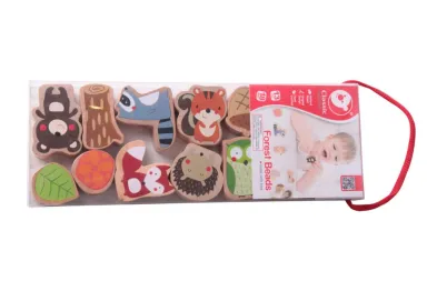 Teddies Provlékačka - Navlékačka les - dřevěná - 13 ks