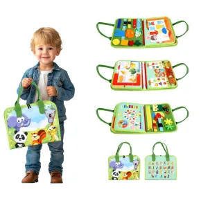 2Kids Toys Senzorická busy kniha - Safari