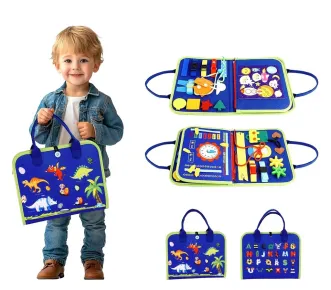 2Kids Toys Senzorická busy kniha - Dinosauři 4